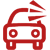 Third party motor insurance icon